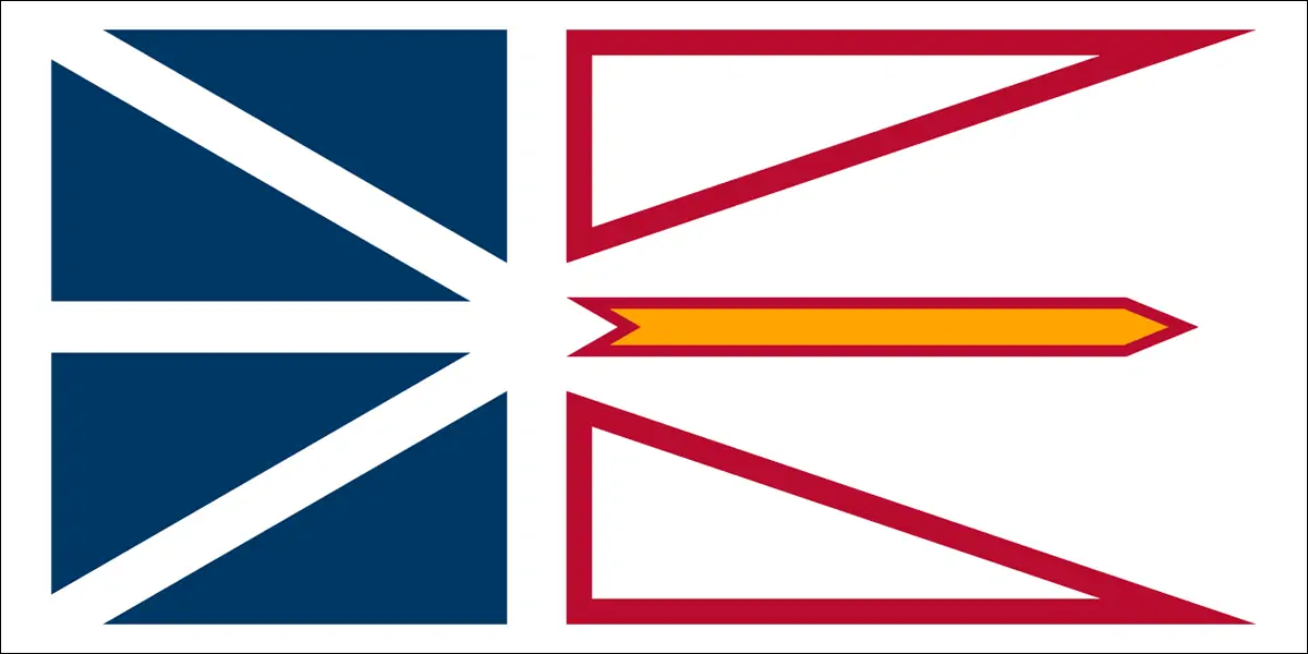 Флаг провинции Ньюфаундленд и Лабрадор