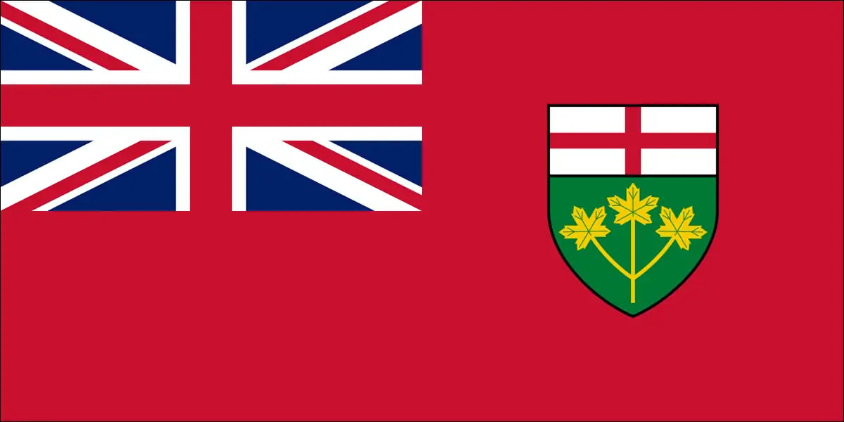 Флаг провинции Онтарио