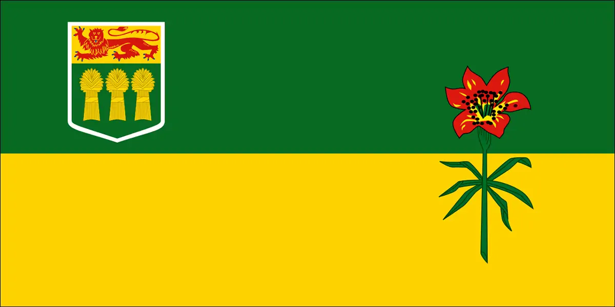 Флаг провинции Саскачеван